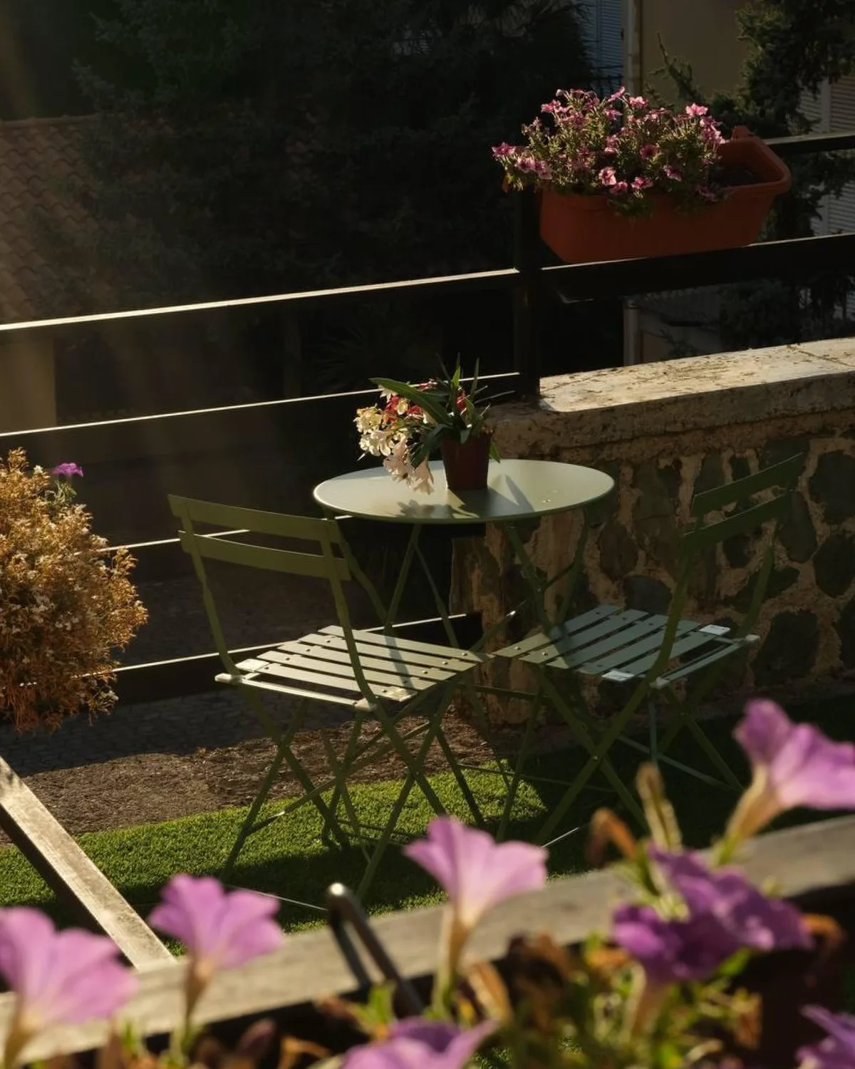 Terrazza al tramonto