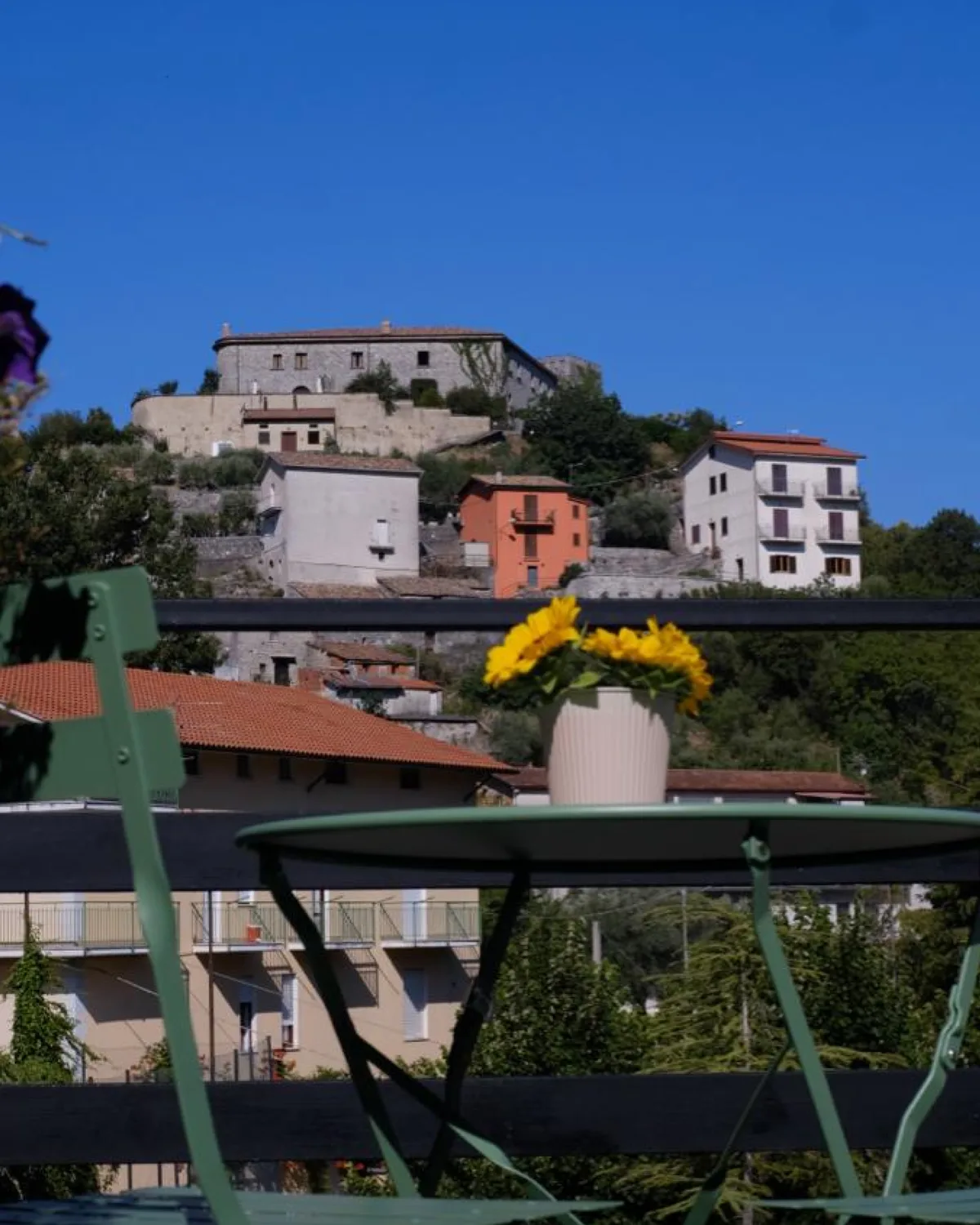 Terrazza con vista borgo Viggianello